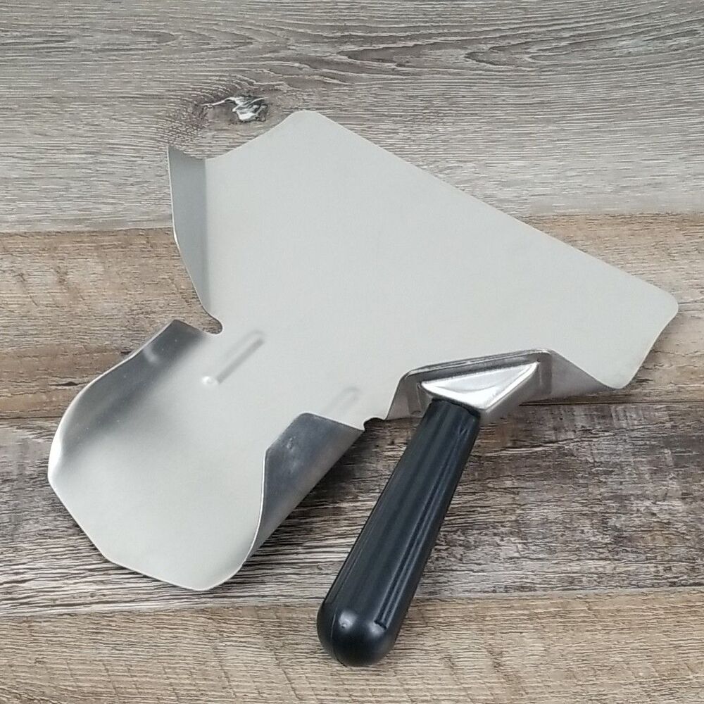 Stainless Steel French Fry Popcorn Scoop, Quick Fill Tool for Food Bags & Boxes,